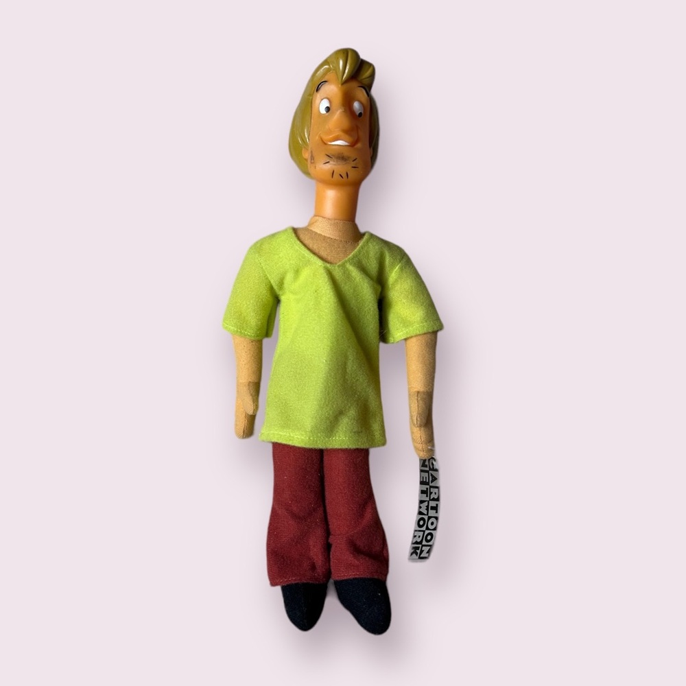 Vintage 1998 Cartoon Network Scooby Doo Shaggy Doll With Tags 14” Tall
